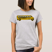 PERSONALIZED School Bus Graphic T-shirt (Voorkant)
