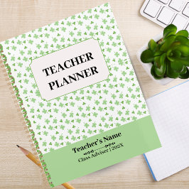Personalized School Crest Teacher Lesson Planner