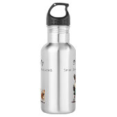 Personalized School Water Bottle Waterfles (Voorkant)