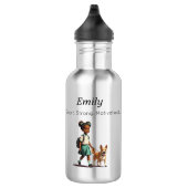 Personalized School Water Bottle Waterfles (Rechts)
