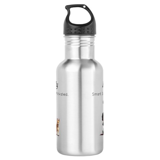 Personalized School Water Bottle Waterfles (Achterkant)