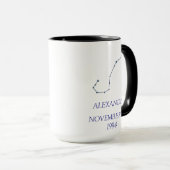 Personalized Scorpio Constellation Mug - Custom St Mok (Voorkant rechts)