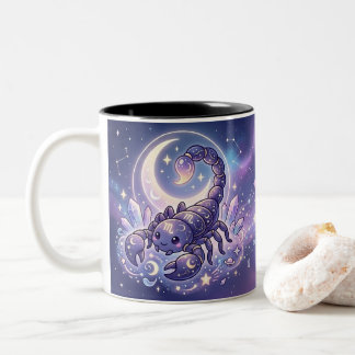 Personalized Scorpio Zodiac Mug Tweekleurige Koffiemok