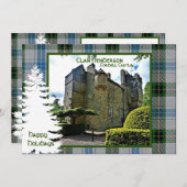 Personalized Scottish Clan Henderson Tartan Feestdagenkaart (Voorkant / Achterkant)