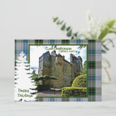 Personalized Scottish Clan Henderson Tartan Feestdagenkaart (Staand voorkant)