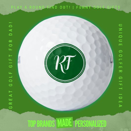 Personalized Script Monogram Wilson Ultra Distance Golfballen