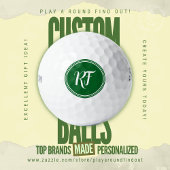Personalized Script Monogram Wilson Ultra Distance Golfballen