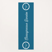 Personalized Script Yoga Mat with Name for Women (Voorkant)