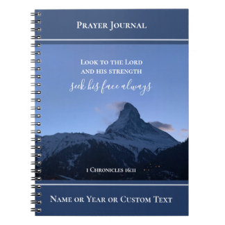 Personalized Scripture Prayer Journal Alps Photo Notitieboek