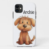 Personalized Scruffy Dog Phone Case (Achterkant)