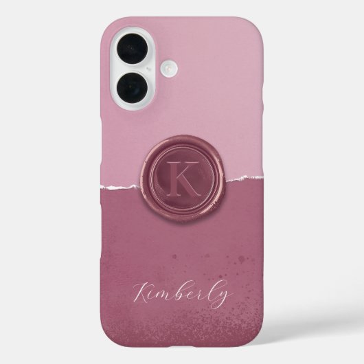 Personalized Sealing Wax Case-Mate iPhone Case (Achterkant)