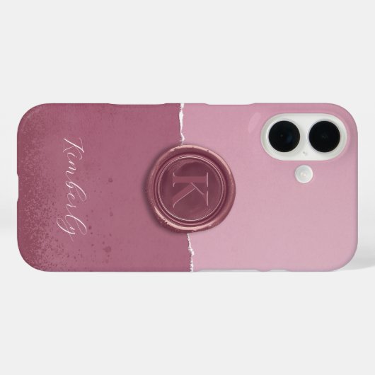 Personalized Sealing Wax Case-Mate iPhone Case (Achterkant (horizontaal))