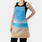 Personalized Seaside Beach Apron Schort (Insitu)
