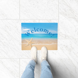 Personalized Seaside Welcome Doormat Deurmat