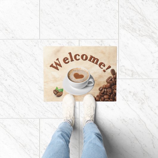 Personalized Seaside Welcome Doormat Deurmat (Binnen)