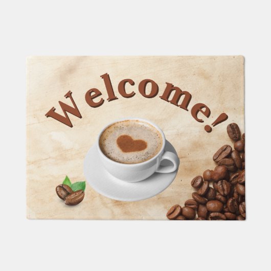 Personalized Seaside Welcome Doormat Deurmat (Voorkant)