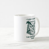 Personalized Seized The Wrong Day Sarcastic Owl Koffiemok (Voorkant rechts)
