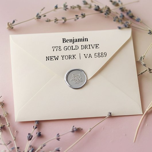 Personalized Self Inking Address Name Stamp Zelfinktende Stempel