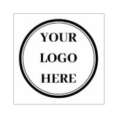 "Personalized Self‑Inking Stamp with Business Logo Rubberstempel (Afrduk)