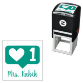 Personalized Self-Inking Teacher Stamp Zelfinktende Stempel (In situ)