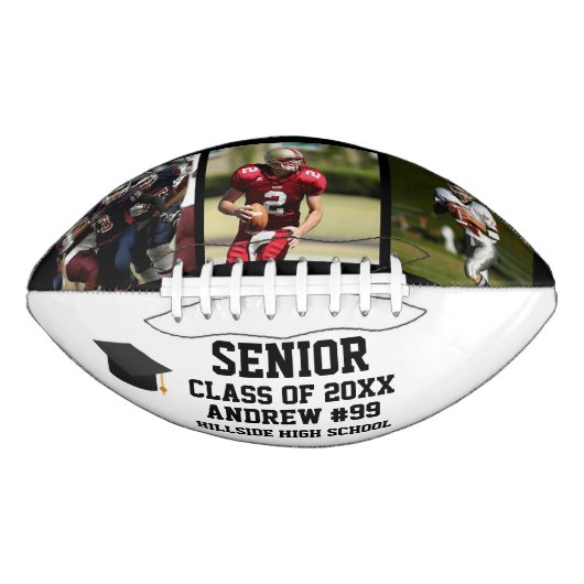 Personalized Senior Night Class Of 2026 Graduation American Football (Voorkant)
