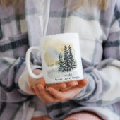 Personalized Serene Sip & Be Still Mug | Watercolo Grote Koffiekop