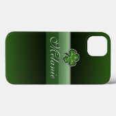 Personalized Shamrock Gem iPhone 13 Case (Achterkant (horizontaal))