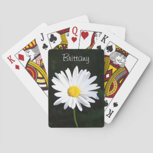 Personalized Shasta Daisy Playing Cards Speelkaarten
