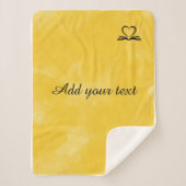 Personalized Sherpa Blanket for Cozy Baby Snuggles Sherpa Deken (Voorkant)