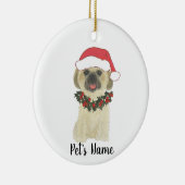 Personalized Shih Tsu (Blonde Tan Golden) Keramisch Ornament (Rechts)