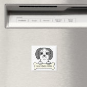 Personalized Shih Tzu Magneet (Insitu (Vaatwasser))