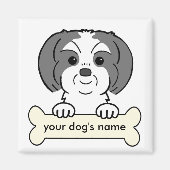 Personalized Shih Tzu Magneet (Voorkant)
