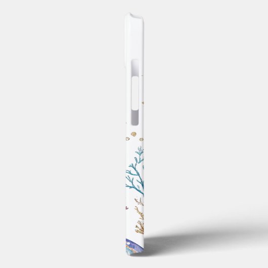 Personalized Shimmering Mermaid Tail Phone Case (Achterkant / Links)