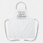 Personalized Sicilian Nonna Apron Schort (Voorkant)
