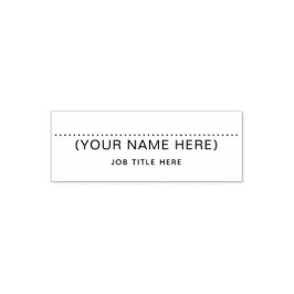 Personalized Signature Self Inking Office Stamp Zelfinktende Stempel