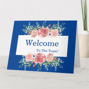 Personalized Simpe Elegant Welcome Card Kaart
