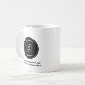 Personalized Simple Business Logo Promo mug Koffiemok (Voorkant links)