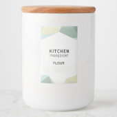  Personalized Simple Design Pantry Labels Minimal Voedselcontainer Etiket (Voorkant)