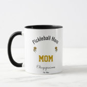 Personalized Simple Modern Pickleball Mom Gift Mok (Links)
