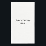 personalized simple monogram add your name wedding servet<br><div class="desc">design</div>