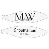 personalized singgram name groomsman minima basketbal (Panelen)