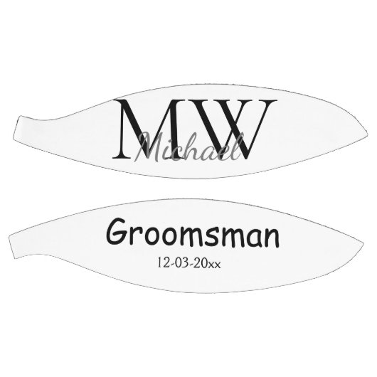 personalized singgram name groomsman minima basketbal (Panelen)