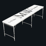 personalized singgram name groomsman minima beer pong tafel<br><div class="desc">ontwerp</div>