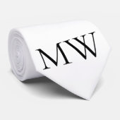 personalized singgram name groomsman minima stropdas (Opgerold)