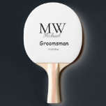 personalized singgram name groomsman minima tafeltennisbatje<br><div class="desc">ontwerp</div>