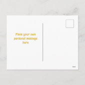 Personalized Singing Lady Pineapples Feestdagenkaart (Achterkant)