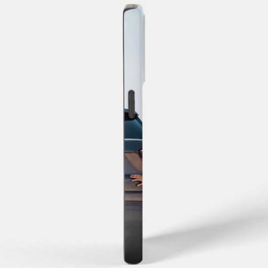 Personalized Single Family Photo & Name Case-Mate iPhone Case (Achterkant / Rechts)