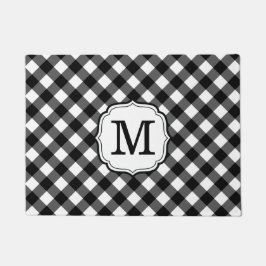 Personalized Single Initial Monogram Door Mat