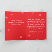 Personalized Sisters Christmas Economics Greeting Kaart (Binnen)