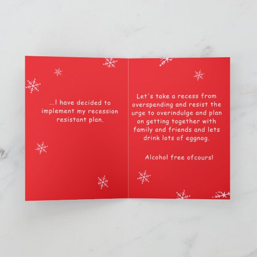 Personalized Sisters Christmas Economics Greeting Kaart (Binnen)